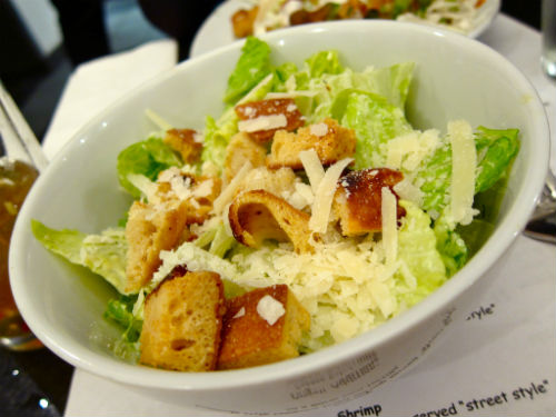 A Caesar salad